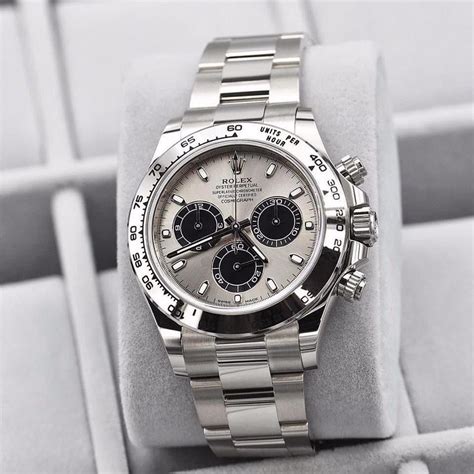 rolex cosmograph daytona 116509 grey|Rolex panda daytona white gold.